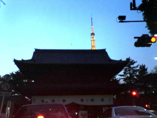 芝大門の帰りに