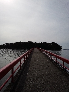 福浦橋(本州側から)