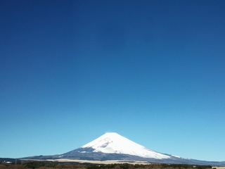 東名上り線の富士山