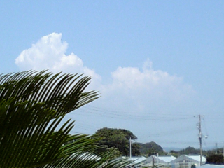 くそ暑い割には弱い雲だなぁ