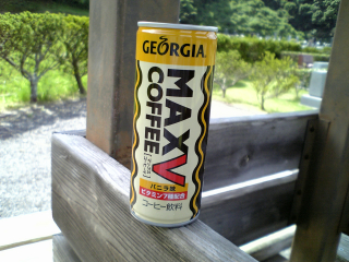 MAX-V(バニラ)はいつ飲んでもキツイなぁ...
と思うくらい甘ったるい ^^;