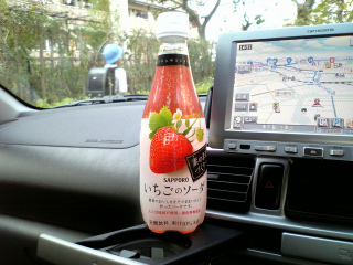 苺だった...あのヘタの青臭さまで再現してあった ^^;
