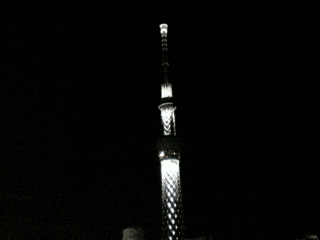 スカイツリー点灯