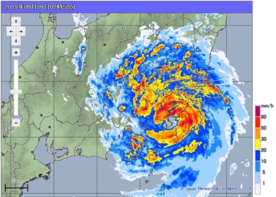 台風15号 台風15号